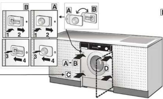 SMEG LB107N - Applicazione dello zoccolo - 9