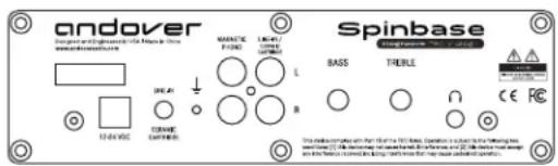 Andover SpinBase - Connect a Turntable or Record Player - 1