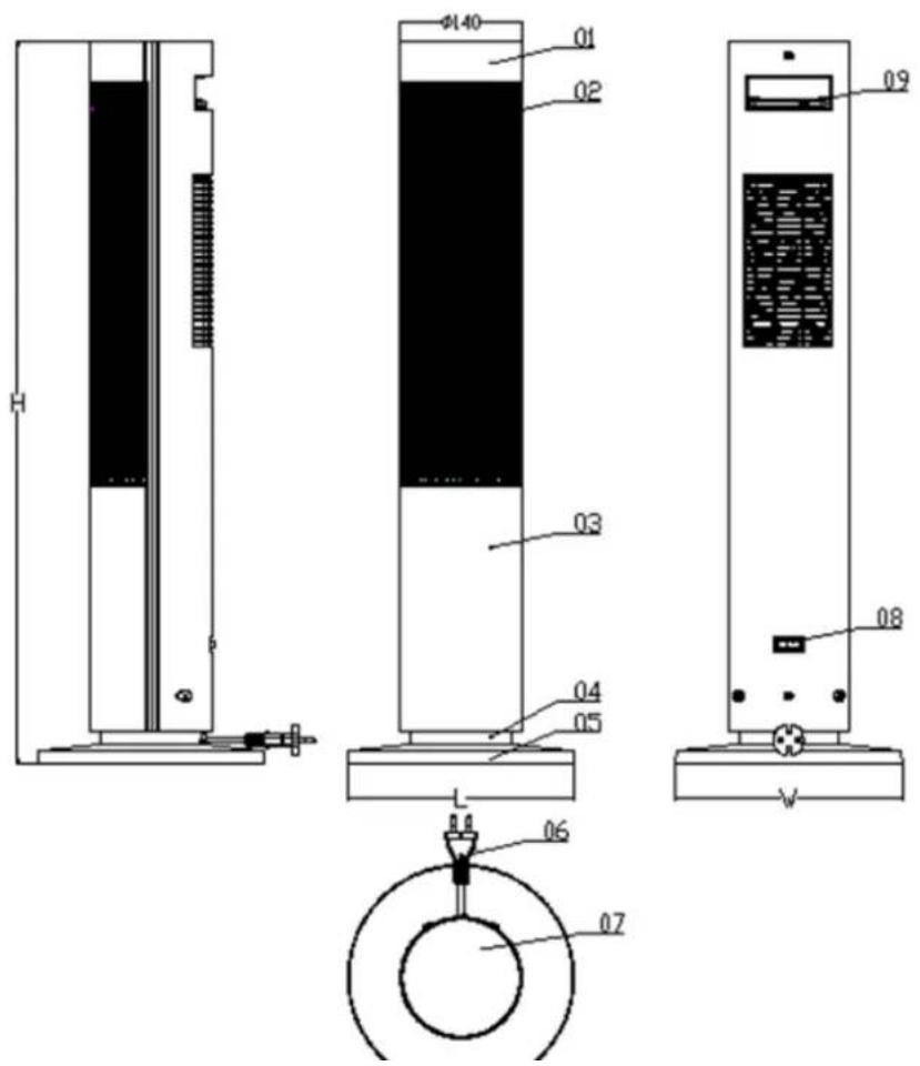 H 0140 01 02 03 04 05 06 07 08 09 W