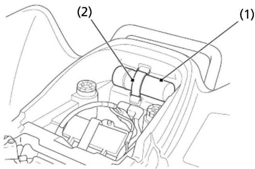 Honda TRX250X (2014) - UNDER SEAT - 1