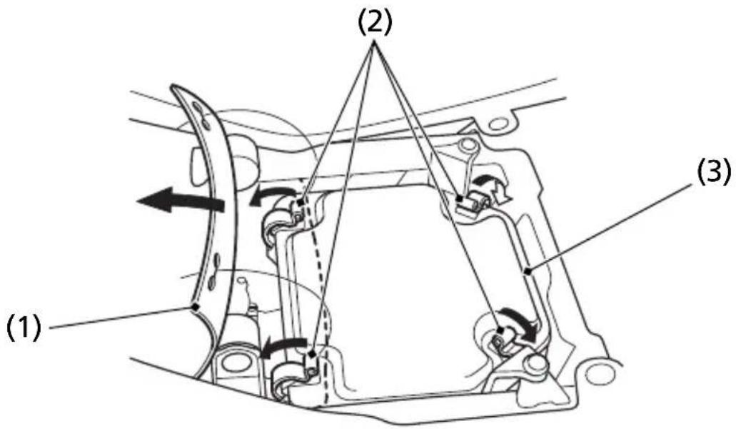 Honda TRX250X (2014) - UNDER SEAT - 1