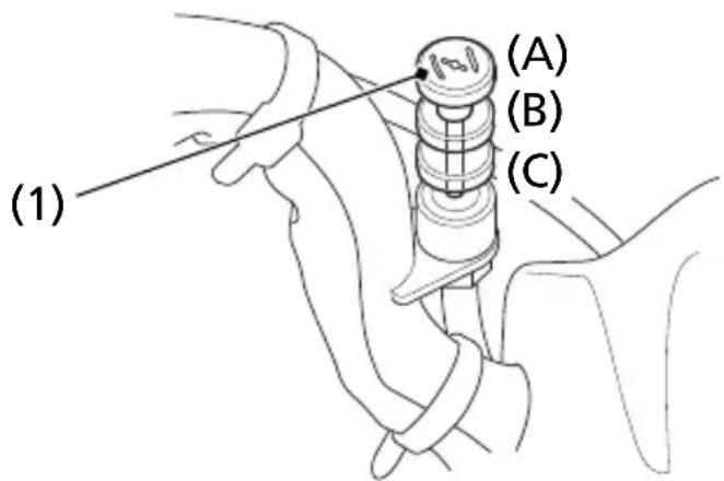 Honda TRX250X (2014) - CENTER OF HANDLEBAR - 1