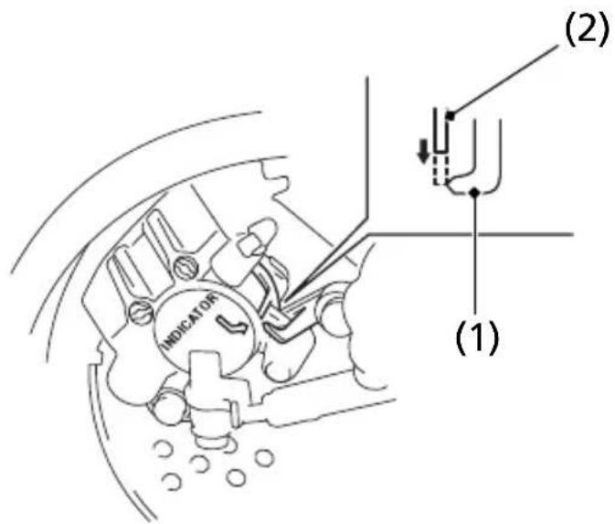 Honda TRX250X (2014) - Brake Pad Wear - 1