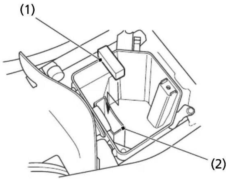 Honda TRX250X (2014) - UNDER SEAT - 1