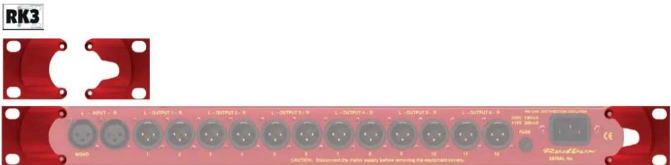RK3 L - INPUT - R MSHD L - OUTPUT 1 - R 1 L - OUTPUT 2 - R 2 L - OUTPUT 3 - R 3 L - OUTPUT 4 - R 4 L - OUTPUT 5 - R 5 L - OUTPUT 6 - R CAUTION: Discontinued the matrix supply before removing the equipment covers. RS-100V 100mA 115V 38mA FUSE RS-100V 100mA 115V 38mA FUSE RS-100V 100mA 115V 38mA FUSE RS-100V 100mA 115V 38mA FUSE RS-100V 100mA 115V 38mA FUSE RS-120V 100mA 115V 38mA FUSE RS-120V 100mA 115V 38mA FUSE RS-120V 100mA 115V 38mA FUSE