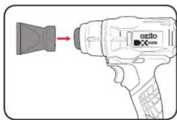 Ozito PXHGS-550 - Fitting The Nozzles - 4