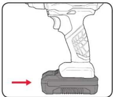 Ozito PXHGS-550 - Fitting The Battery - 1