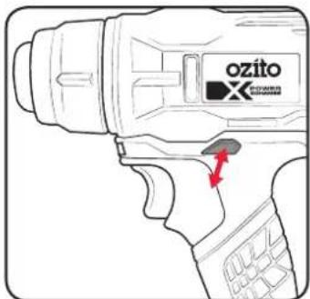 Ozito PXHGS-550 - Switching The Tool On/Off - 1