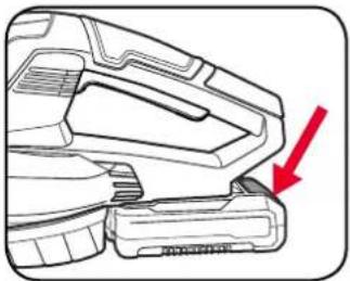 Ozito PXBSTK-018 - Removing a Battery from the Blower - 1
