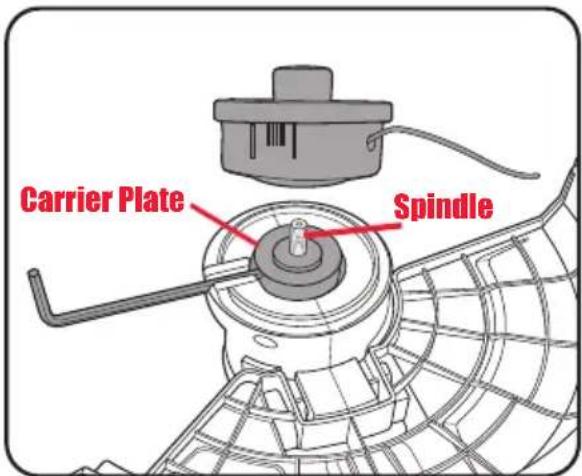 Carrier Plate Spindle