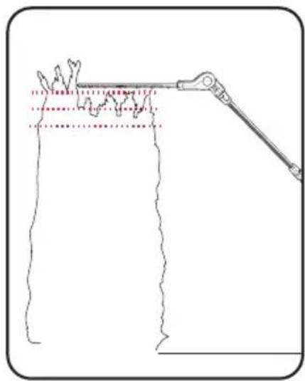 Ozito PXGMTK-4182 - Cutting the Top - 1