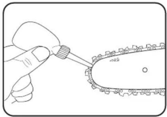Ozito PXGMTK-4182 - WARNING! ALWAYS WEAR GLOVE WHEN HANDLING THE CHAIN AS IT IS VERY SHARP AND CAN CUT YOU WHEN IT IS NOT MOVING. - 1