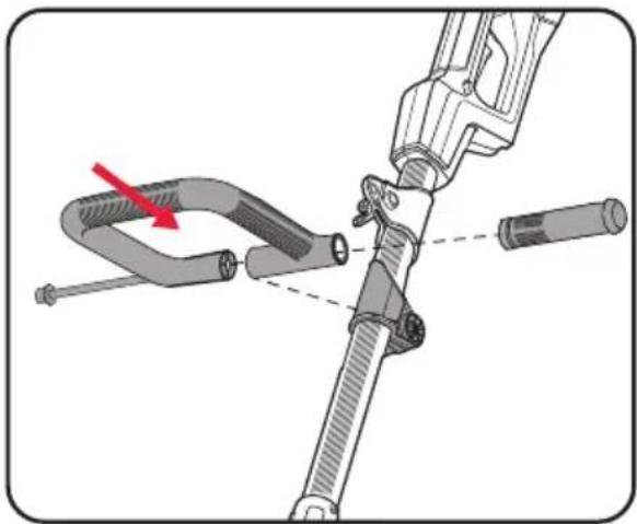 Ozito PXGMTK-4182 - Fitting the Front Handle - 1