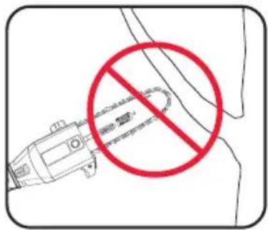 Diagram showing a device with a prohibition symbol crossed out, indicating no protection or disapproval.