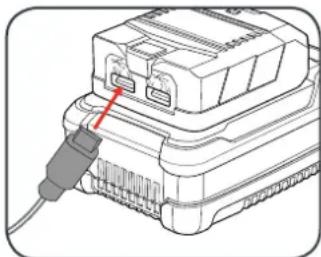 Ozito PXCG-USB - Connecting USB device to USB Power Station - 1