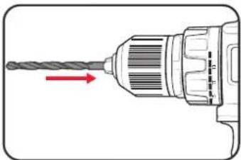 Ozito PXBTK-400 - Installing A Drill Bit - 2