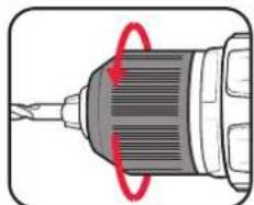 Ozito PXBTK-400 - Installing A Drill Bit - 3