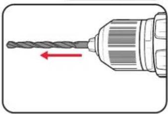 Ozito PXBTK-400 - Installing A Drill Bit - 4