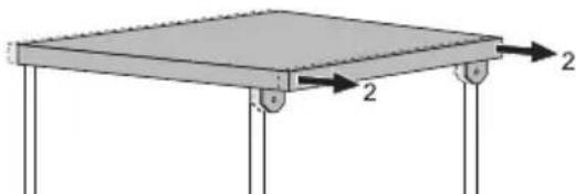 WESTINGHOUSE WSF6605WR - REMOVING THE WORKTOP - 2