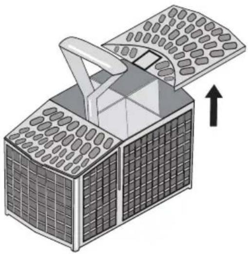 WESTINGHOUSE WSF6602XR - LOADING THE CUTLERY BASKET - 4