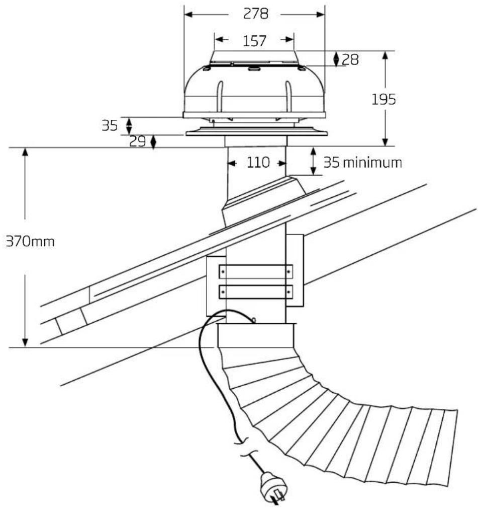 278 157 28 195 35 29 110 35 minimum 370mm