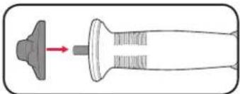 Ozito PXBSPS-180 - Attaching The Side Handle - 1
