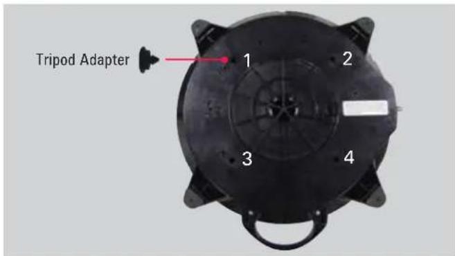 Tripod Adapter 1 2 3 4