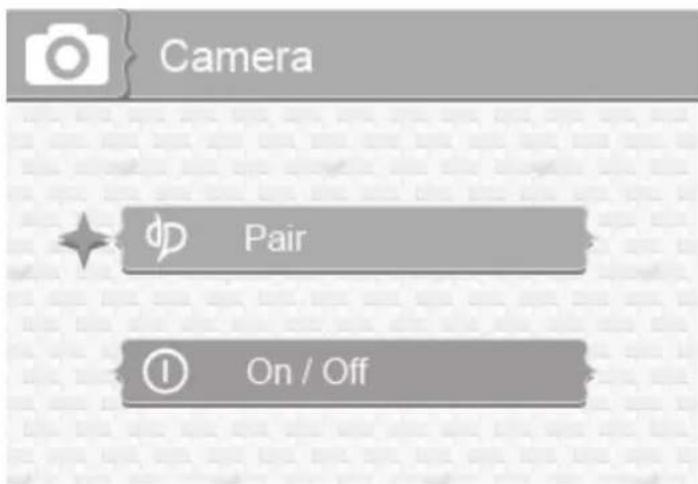 Camera Pair On / Off