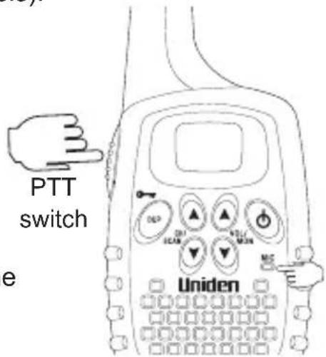 PTT switch e Uniden