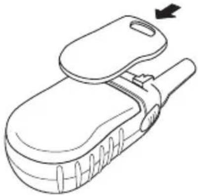 UNIDEN UH35-3 - To attach the belt clip: - 1