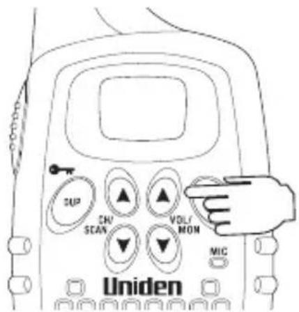 SUP CHV SCAN VOLI/ MON MIC Uniden