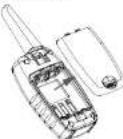 UNIDEN UH15-3 - Installing Batteries - 2