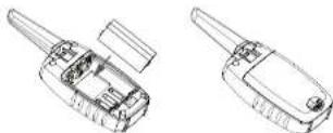 UNIDEN UH15-3 - Installing Batteries - 3