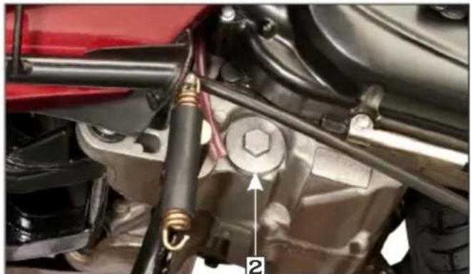 HERO Destini 125 (2018) - Oil strainer cleaning - 2
