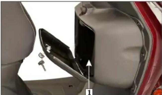 HERO Destini 125 (2018) - Front inner box Optional in VX &amp; LX models) - 1