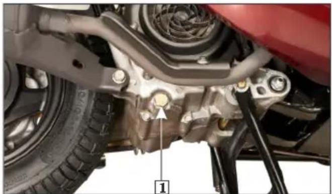 HERO Destini 125 (2018) - Oil strainer cleaning - 1