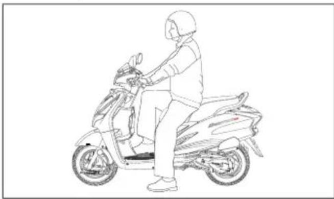 HERO Destini 125 (2018) - RIDING - 2