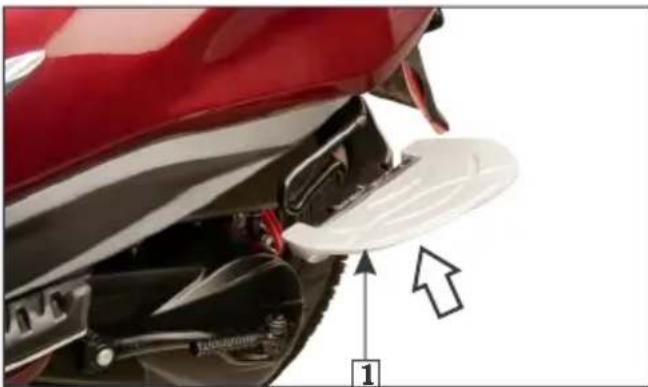 HERO Destini 125 (2018) - Side stand switch/Side stand (Optional in VX &amp; LX models) - 5