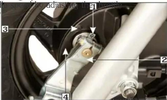be speck by adjusting the brake 1 2 3 4