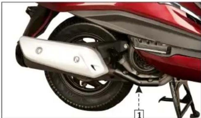 HERO Destini 125 (2018) - CATALYTIC CONVERTER - 1