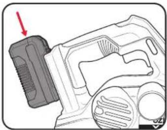 Ozito PXPLS-082 - Installing The Battery Pack - 1