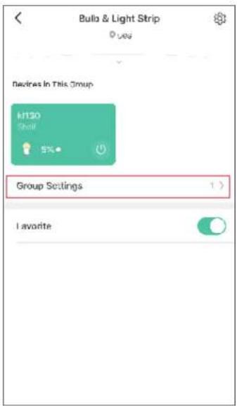Bulla & Light Strip • Yes Decires In This Group K130 Shell 5% Group Settings 1 > Favorite
