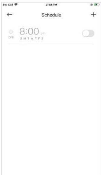 No SM 3:10 PM ← Schedule + 8:00 pm OFF 5 MT NTFS