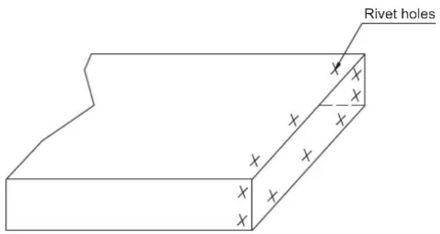 Rivet holes