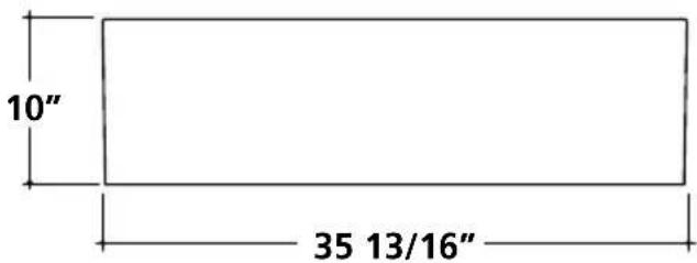 10" 35 13/16"