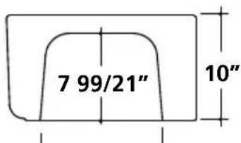 7 99/21" 10"