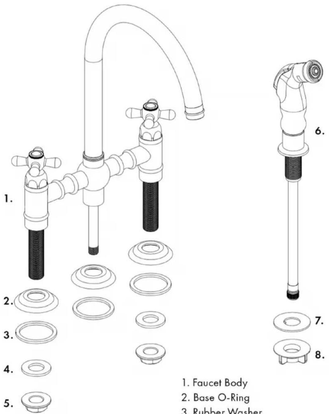ZLine REM-KF-BN - SINGLE HANDLE FAUCETS - 3