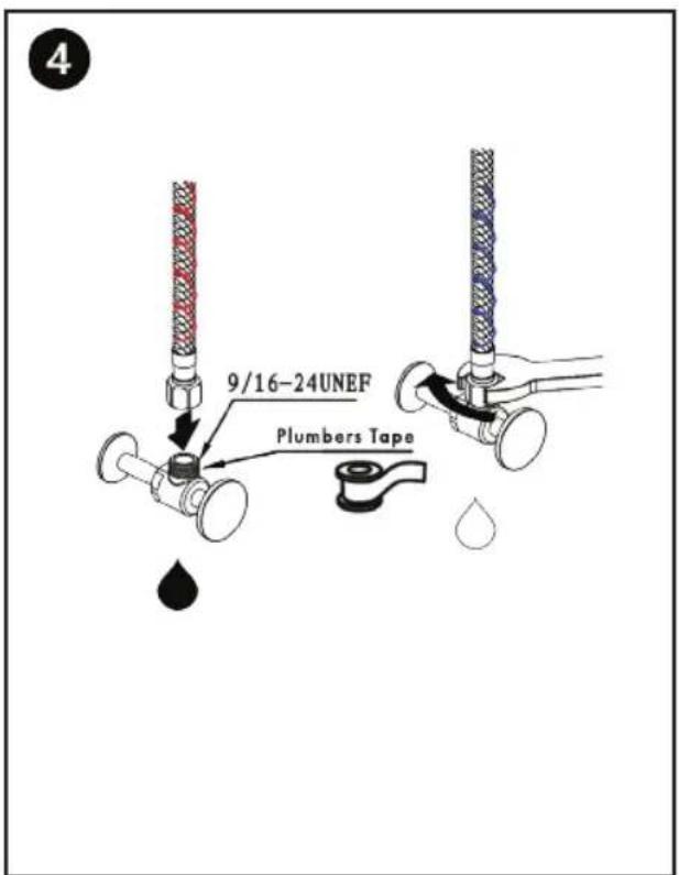 9/16-24UNEF Plumbers Tape