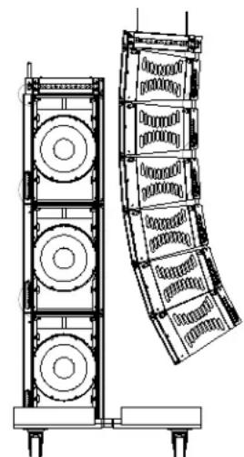 ELECTRO-VOICE XLD291-FG - Rigging an Array from the XLVC Dollies - 5