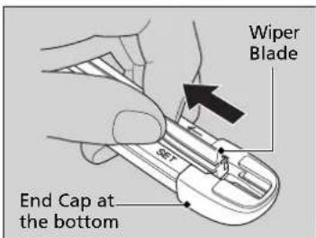 Wiper Blade End Cap at the bottom